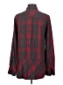CAbi 100% Rayon Plaid Red Long Sleeve Button-Down Shirt Size XS - photo 2
