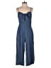 Forest Lily 100% Tencel Solid Blue Jumpsuit Size 6 - photo 1