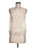 Unbranded 100% Polyester Ivory Sleeveless Blouse Size M - photo 1