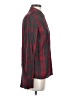 CAbi 100% Rayon Plaid Red Long Sleeve Button-Down Shirt Size XS - photo 4