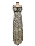 Elliatt 100% Polyester Floral White Tan Casual Dress Size S - photo 1