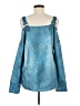 Unbranded Blue Long Sleeve Blouse One size (estimated) - photo 2