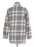 Unbranded 100% Polyester Plaid Gray 3/4 Sleeve Blouse Size M - photo 2