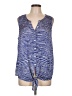 Daniel Rainn 100% Polyester Blue Sleeveless Blouse Size L - photo 1