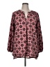 Simply Southern 100% Polyester Red Long Sleeve Blouse Size XL - photo 1