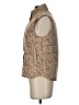 Staccato 100% Polyester Tweed Gold Vest Size S - photo 5