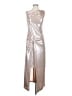 Siena Metallic Silver Cocktail Dress Size 10 - photo 1