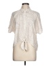 Nine West Ivory Short Sleeve Blouse Size L - photo 1