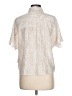 Nine West Ivory Short Sleeve Blouse Size L - photo 2