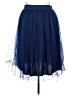 Torrid 100% Nylon Stars Blue Casual Skirt Size 2X Plus (2) - photo 2