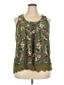 Assorted Brands Green Sleeveless Blouse Size 2X - photo 1