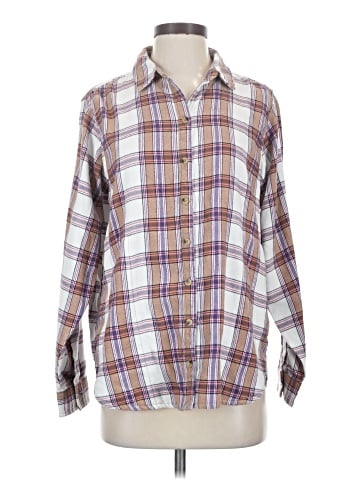 Jachs Girlfriend Long Sleeve Button-Down Shirt (view 1)