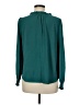 Les Amis 100% Polyester Teal Long Sleeve Blouse Size M - photo 2