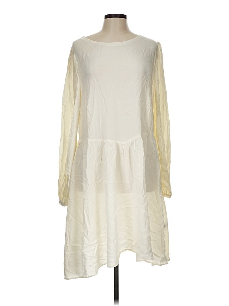 Pre-owned Lacausa Casual Dress In Ivory
