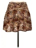 Silence and Noise 100% Polyester Animal Print Brown Casual Skirt Size M - photo 1