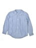 Unbranded 100% Cotton Chevron-herringbone Blue Long Sleeve Button-Down Shirt Size 3T - photo 1