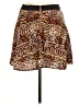 Silence and Noise 100% Polyester Animal Print Brown Casual Skirt Size M - photo 2