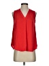 Alfani 100% Polyester Red Sleeveless Blouse Size S (petite) - photo 1