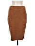 Unbranded Solid Brown Casual Skirt Size S - photo 1