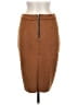 Unbranded Solid Brown Casual Skirt Size S - photo 2