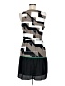 Bar III 100% Polyester Graphic Gray Casual Dress Size M - photo 2