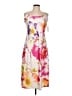 Natori 100% Polyester Tropical White Casual Dress Size L - photo 1