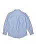 Unbranded 100% Cotton Chevron-herringbone Blue Long Sleeve Button-Down Shirt Size 3T - photo 2