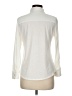 Theory Solid Ivory Long Sleeve Button-Down Shirt Size M - photo 2