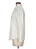 Theory Solid Ivory Long Sleeve Button-Down Shirt Size M - photo 5