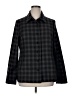 Nina Mclemore 100% Wool Plaid Gray Wool Blazer Size 14 - photo 1