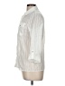 NY Collection Stripes Ivory Long Sleeve Blouse Size M - photo 5