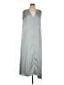 Assorted Brands 100% Polyester Solid Gray Casual Dress Size 12 - photo 1
