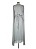Assorted Brands 100% Polyester Solid Gray Casual Dress Size 12 - photo 2