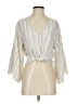Lavender Fields Ivory 3/4 Sleeve Blouse Size S - photo 1