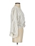 Lavender Fields Ivory 3/4 Sleeve Blouse Size S - photo 4