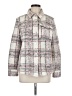BB Dakota Plaid Ivory Tan Jacket Size S - photo 1