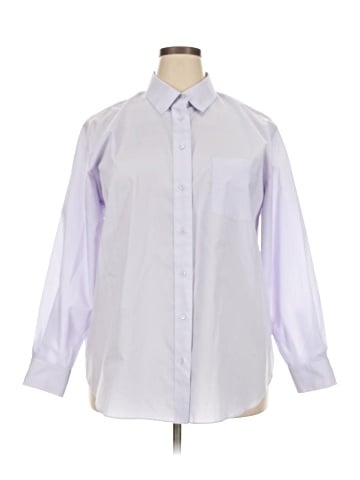 Foxcroft Long Sleeve Button-Down Shirt (view 1)