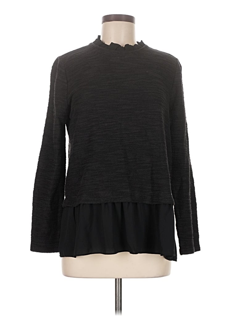 Pre-owned Ann Taylor Loft Turtleneck Sweater In Black
