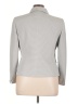 Le Suit 100% Polyester Houndstooth Gray Blazer Size 14 Petite - photo 2