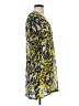 H&M 100% Polyester Yellow Short Sleeve Blouse Size S - photo 4