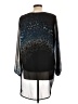 Juicy Couture 100% Polyester Black 3/4 Sleeve Blouse Size L - photo 2