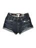 Mudd Blue Denim Shorts Size 7 - photo 1
