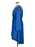 Alfani 100% Polyester Solid Blue Casual Dress Size 16 - photo 5
