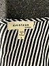 Monteau Stripes Black 3/4 Sleeve Blouse Size L - photo 7