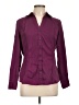 Express Burgundy Long Sleeve Blouse Size L - photo 1
