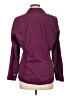 Express Burgundy Long Sleeve Blouse Size L - photo 2