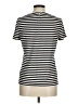 Talbots Stripes Black Short Sleeve Top Size M - photo 2