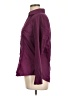 Express Burgundy Long Sleeve Blouse Size L - photo 5