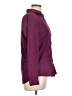 Express Burgundy Long Sleeve Blouse Size L - photo 4