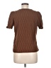 Shein Brown Short Sleeve Blouse Size 8 - 10 - photo 2